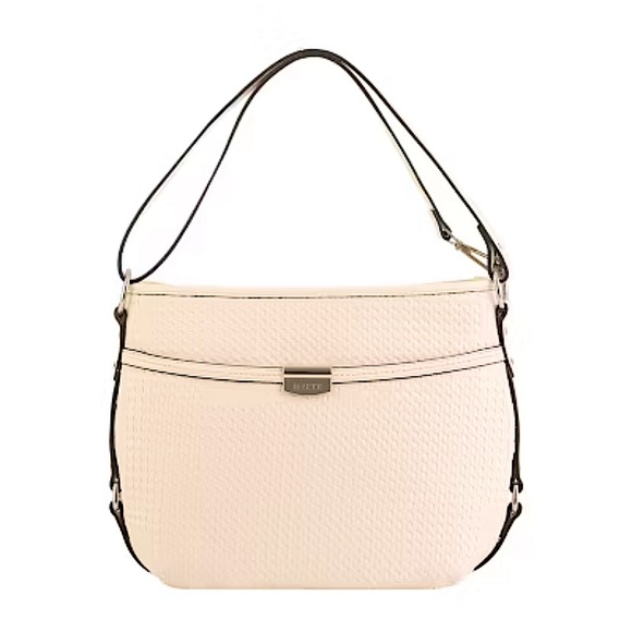 Rosetti Handbags - Rosetti Logo New with Tag Round About Coho Woven Claw Ivory Shoulder Bag.